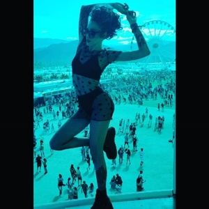 see through mesh stars shirt dress- festival rave